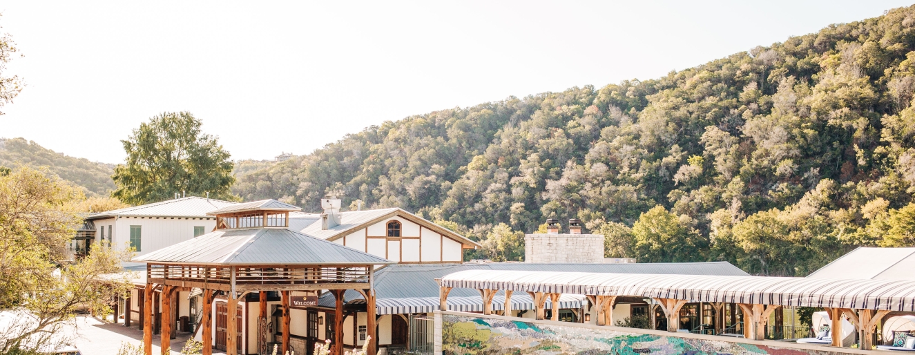 Welcome area of Lake Austin Spa Resort